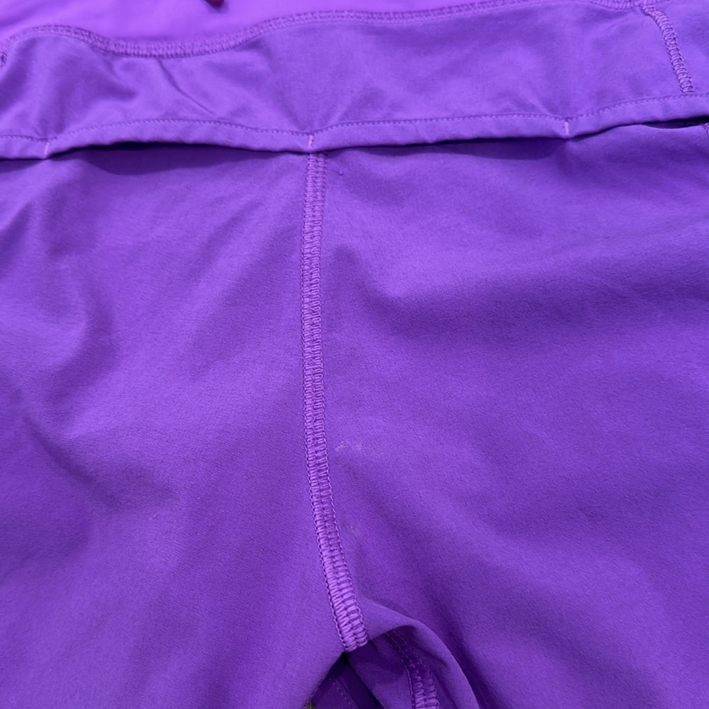 Lululemon Womens Speed Short Moonlit Magenta Purple Colorful Zipper Running 8 - Picture 11 of 15